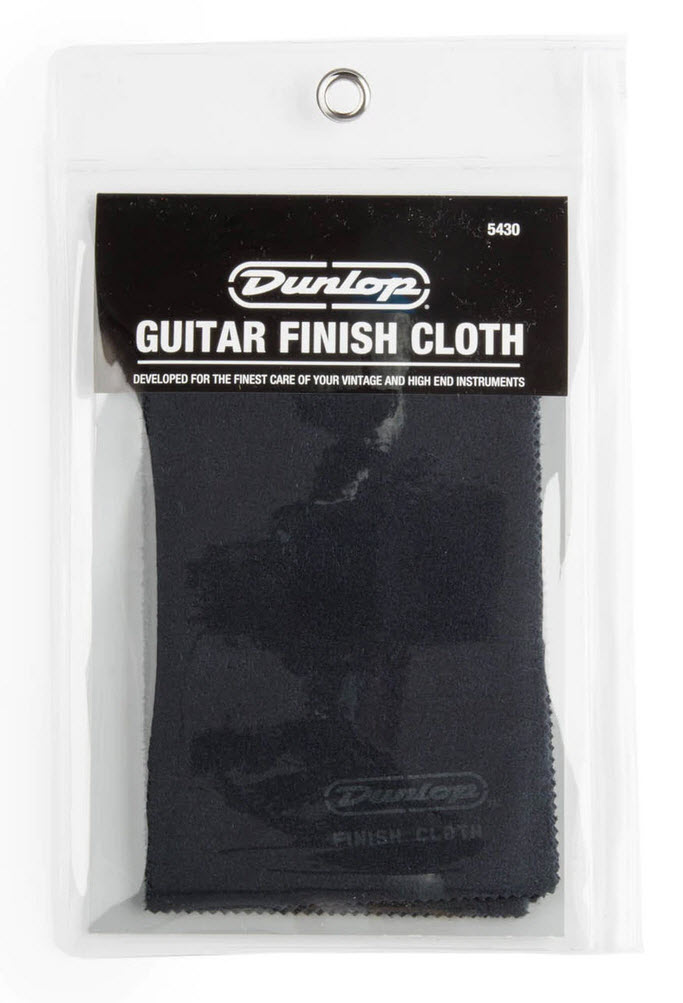 Dunlop Guitar Finish Cloth (30x40), schwarz