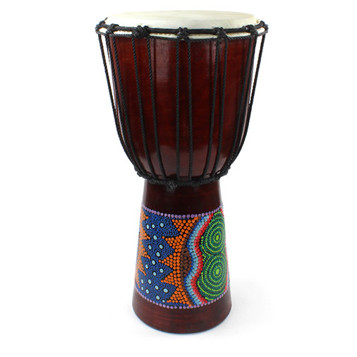 Painted Djembe 50cm