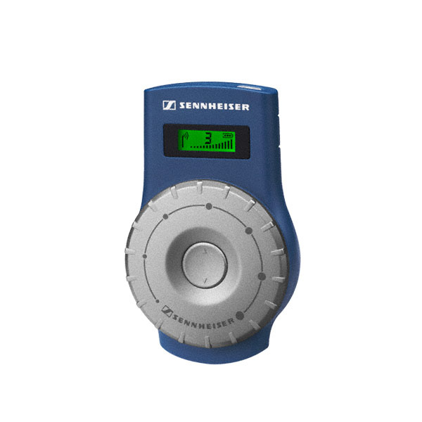 Sennheiser EK 2020-D-II Taschenempfänger. digital. 6/8-kanalig. 863 - 865 MHz. Systemakku (8h). blau