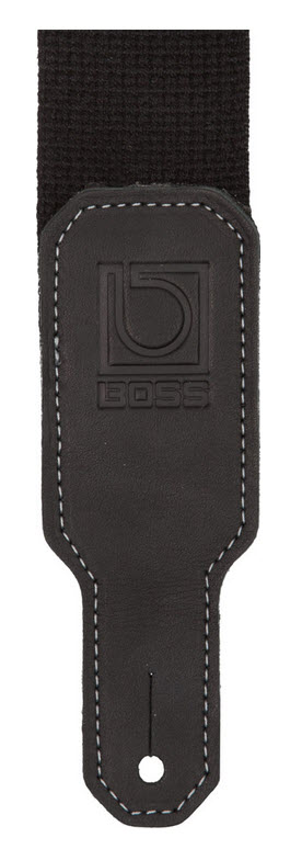 Boss BSC-20-BLK 2" Black Cotton Guitar Strap