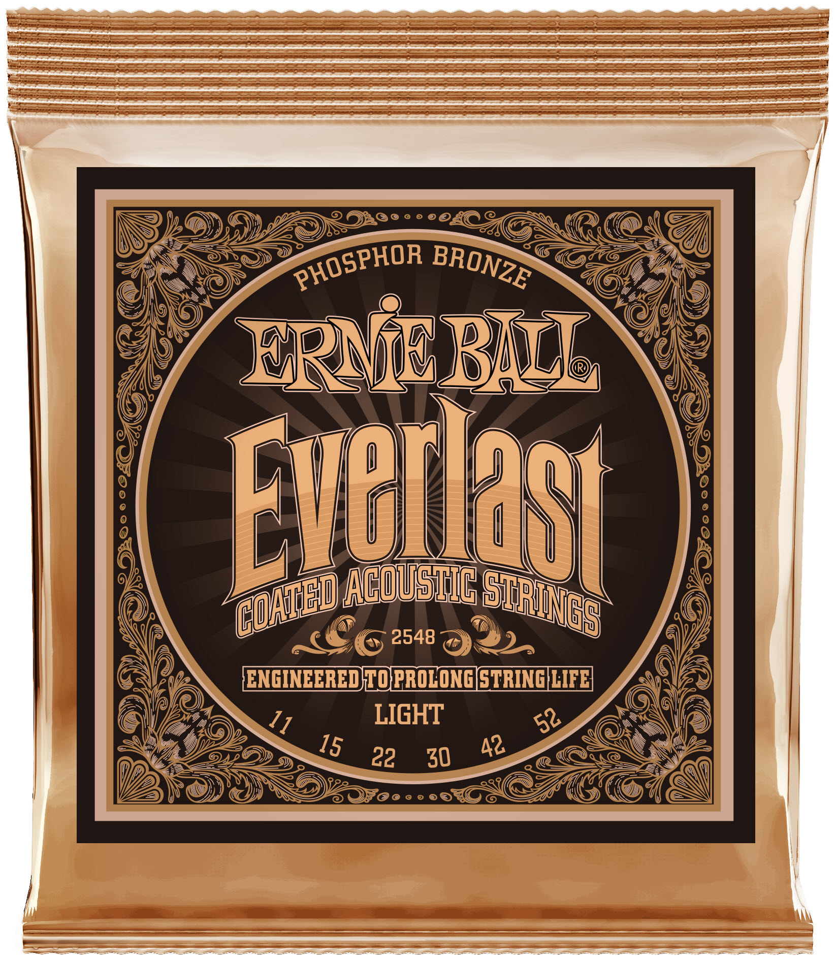 Ernie Ball Everlast Phosphor Bronze Light 11-52