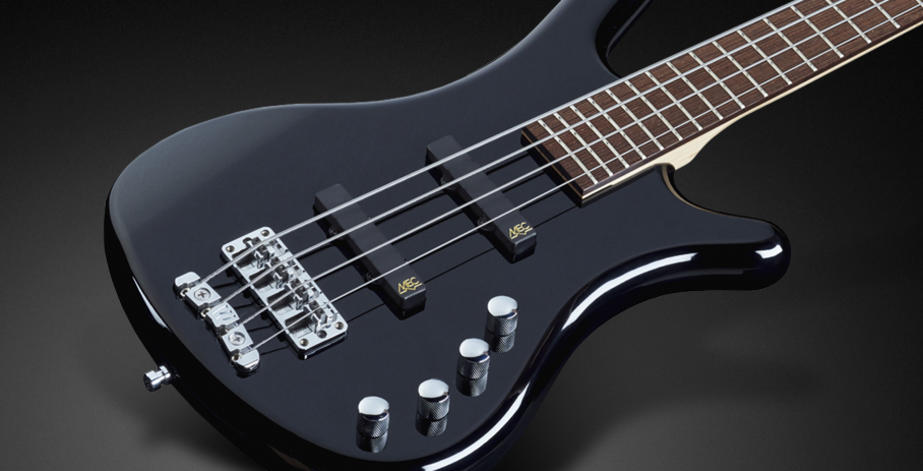 Warwick RockBass Corvette Basic, Short Scale, 4-String - Black Solid High Polish