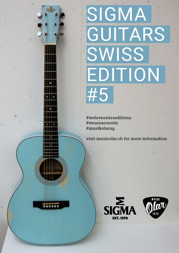 Sigma Guitars 1 Series Swiss Edition OM Acoustic-El. Guitar (inkl. Gig-Bag)