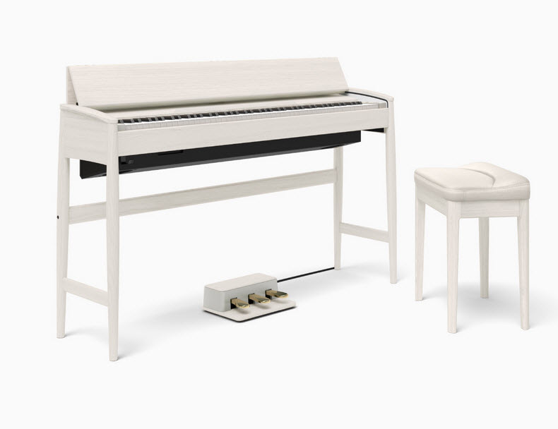 Roland KF-10-KSX Kiyola Piano Sheer White