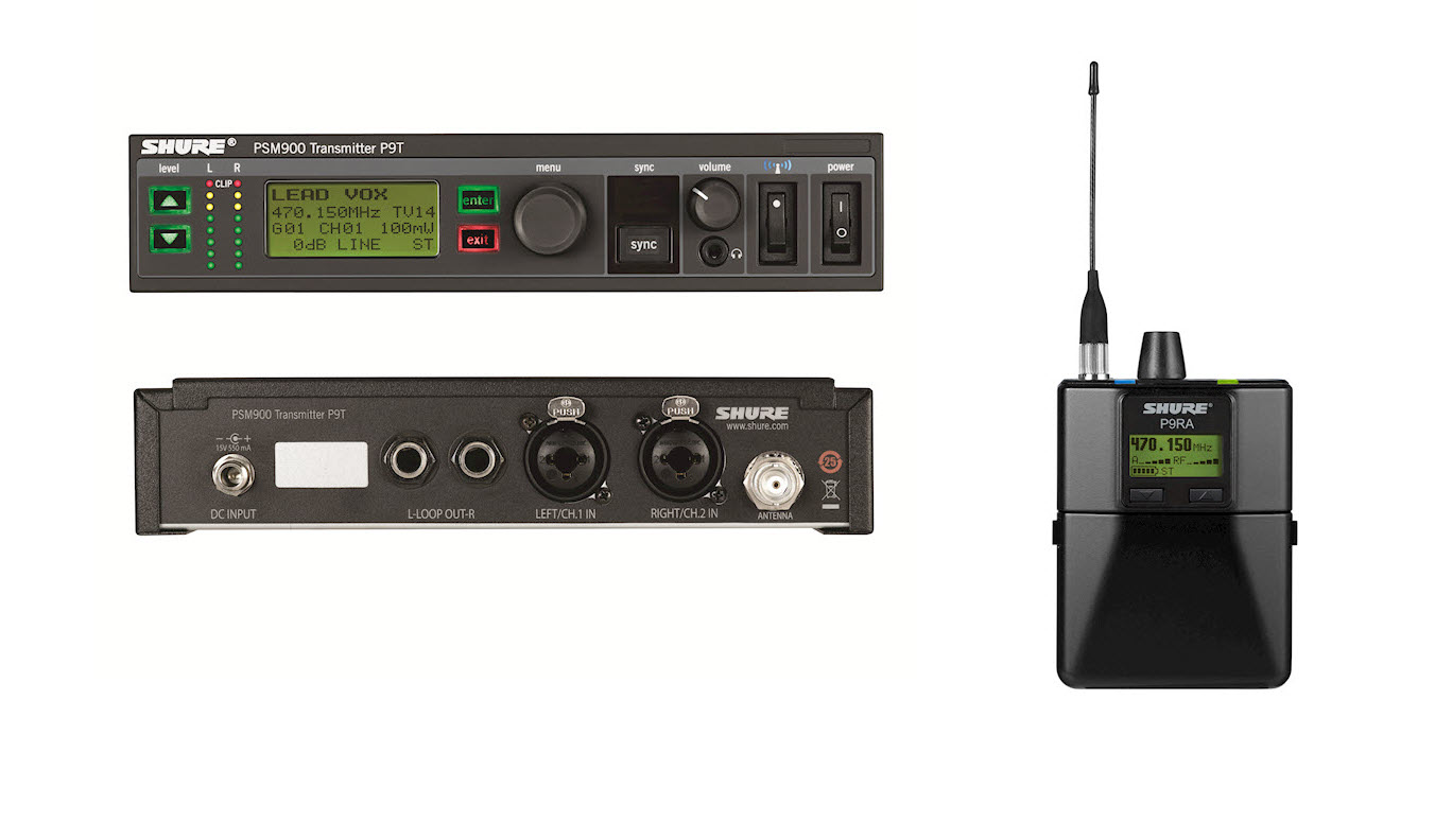 Shure PSM900, Sender und Empfänger Set 596-632 MHz