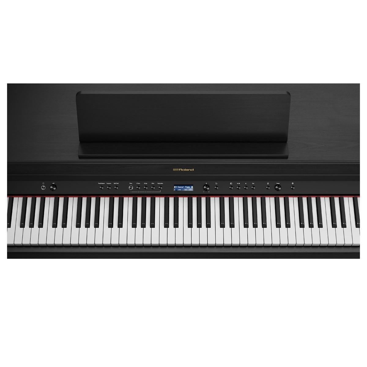 Roland HP702-CH Class Piano, Charcoal Black