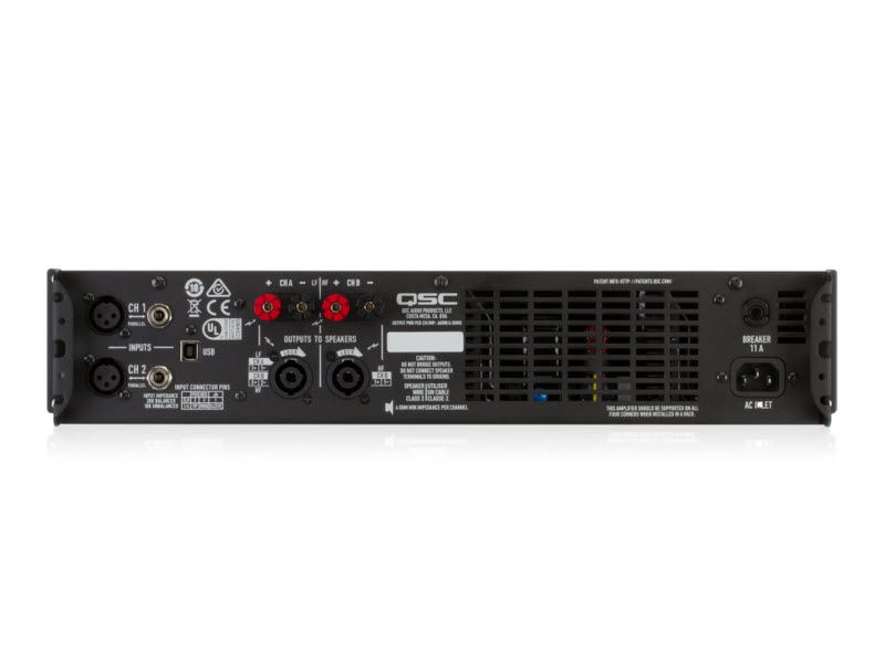 QSC GXD4 2x600W DSP Amplifier