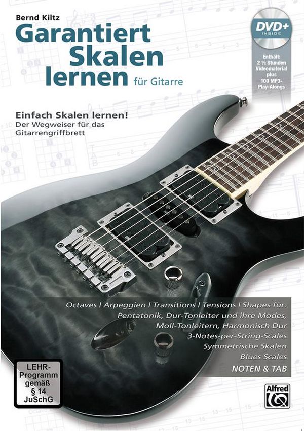 Garantiert Skalen lernen (+DVD) : für Gitarre/Tabulatur