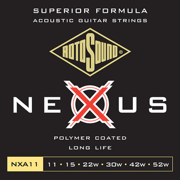 Rotosound NXA 11 Polymer Coated Phos. Bronze (11-52)