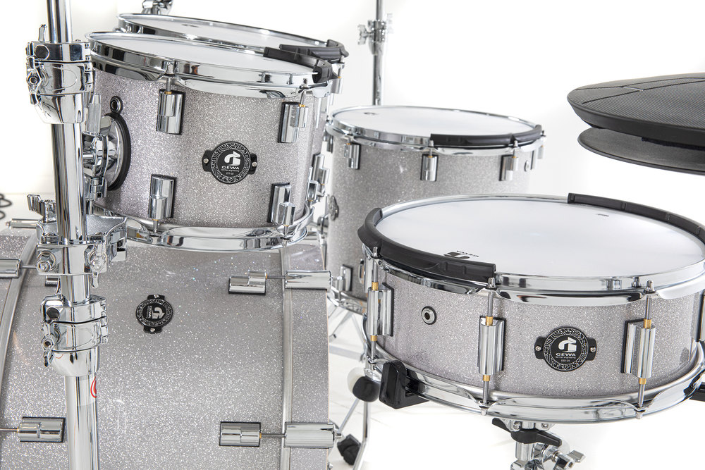 GEWA G9-PRO 5 SE E-Drum Set  - Silver Sparkle Finish