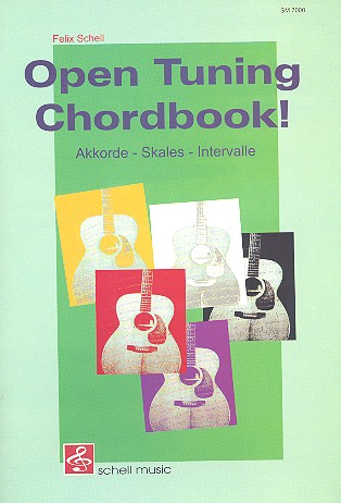 Open Tuning Chordbook für Gitarre