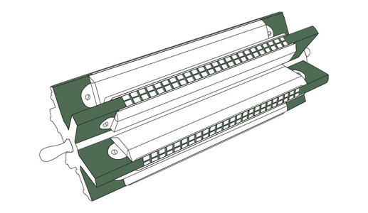 Hohner Kreuzwender CDFGABb, Tremolo