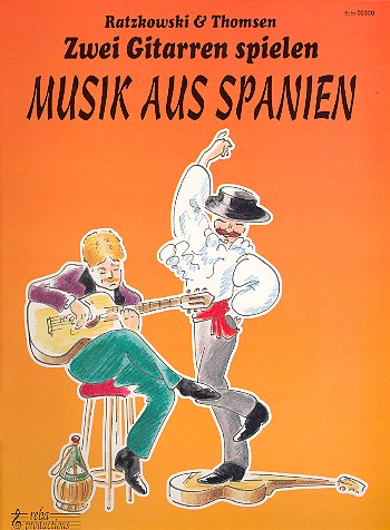 2 Gitarren spielen Musik aus Spanien