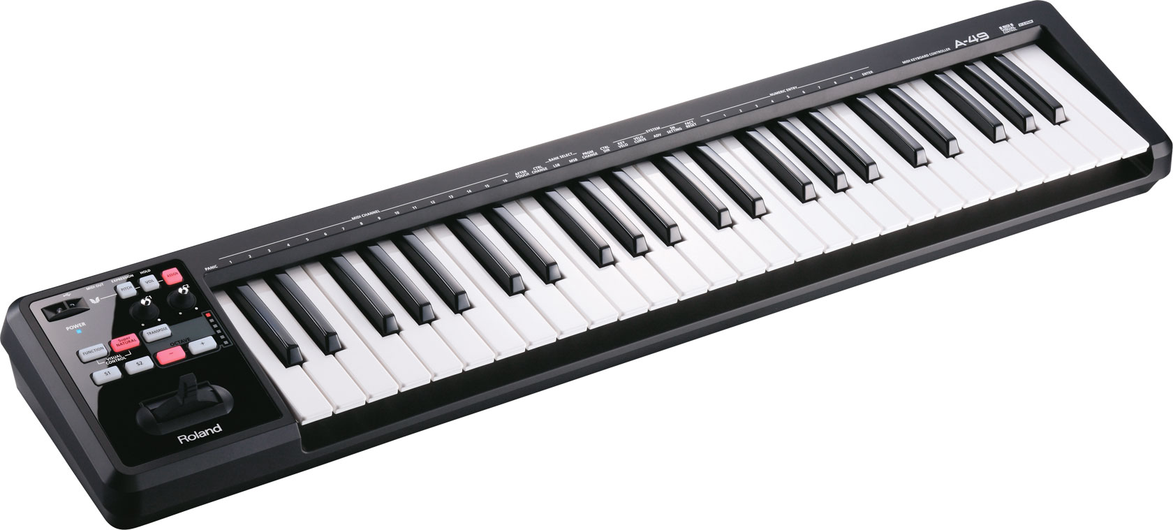 Roland A-49-BK MIDI Keyboard Controller