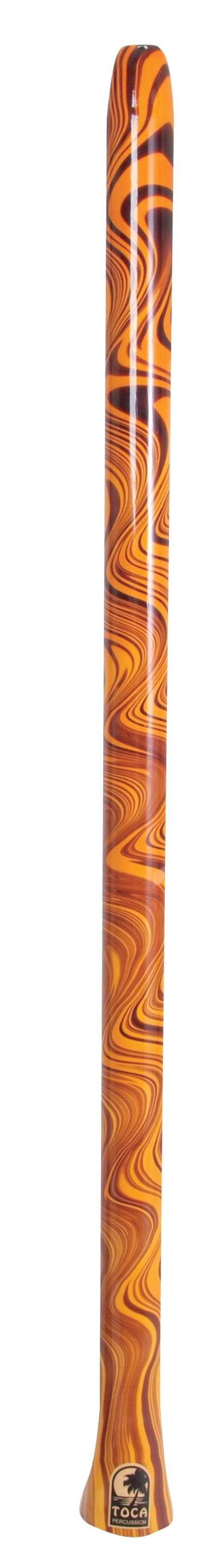 Toca World Percussion Didgeridoos Orange Swirl 140cm