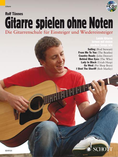 Gitarre spielen ohne Noten (+CD)