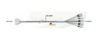 Sommer Cable Multicorekabel AURA, grau 3m D-Sub XLRM