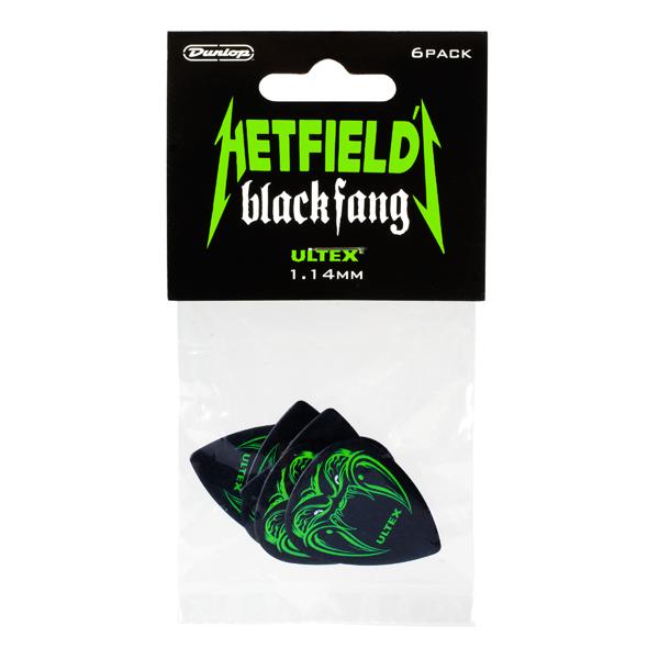 Dunlop "James Hetfield" Black Fang 1.14mm Player's Pack of 6