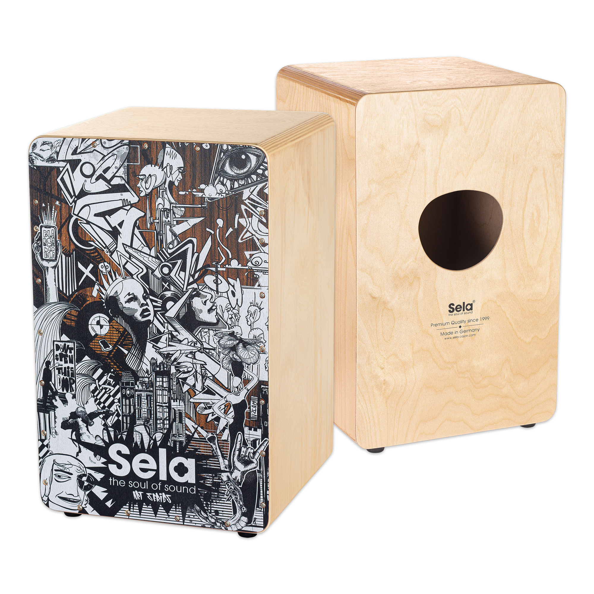 Sela Art Series Sketch Cajon