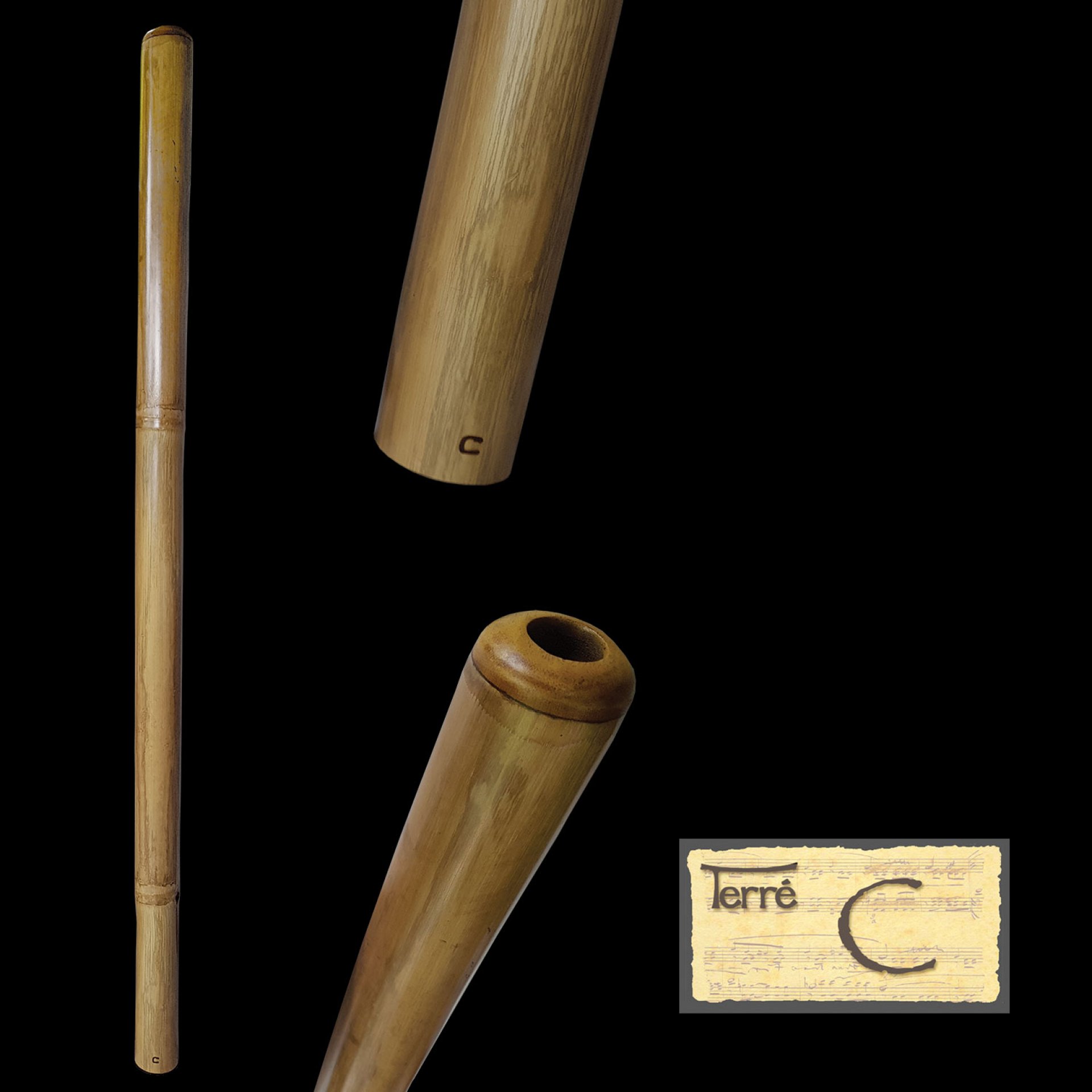 Didgeridoo Bambus C  ca 125-145cm