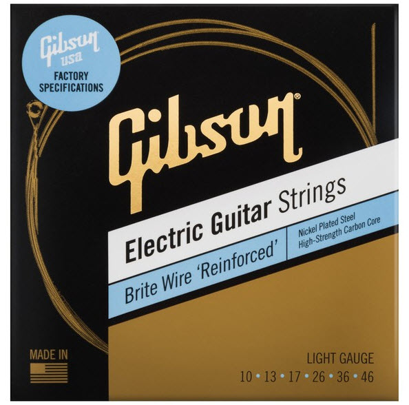 Gibson Brite Wire Reinforced Strings 10-046   Light