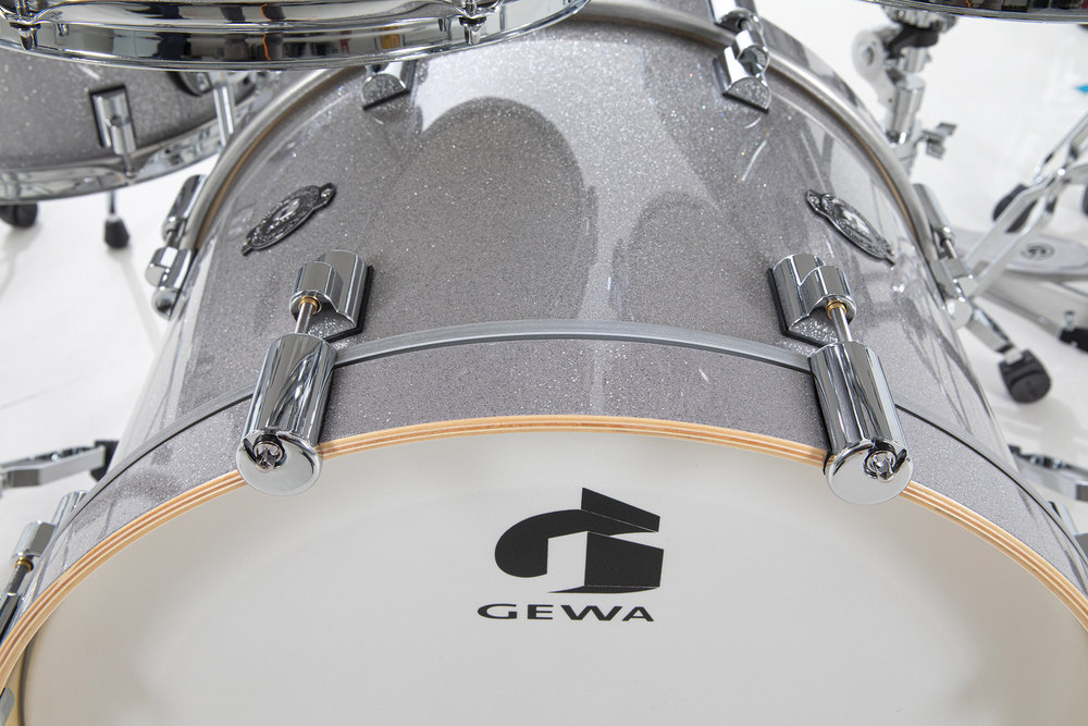 GEWA G9-PRO 5 SE E-Drum Set  - Silver Sparkle Finish