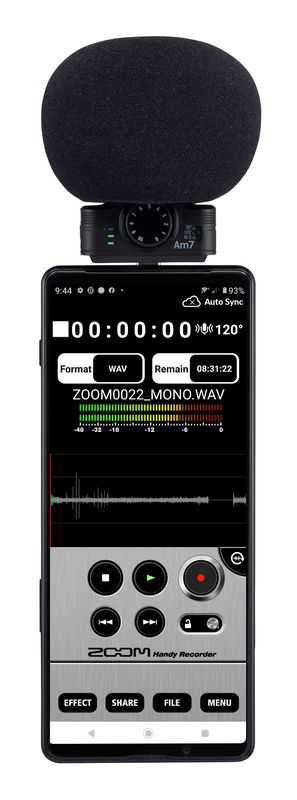 Zoom AM7 M/S Stereo Mikrofon für Android Geräte
