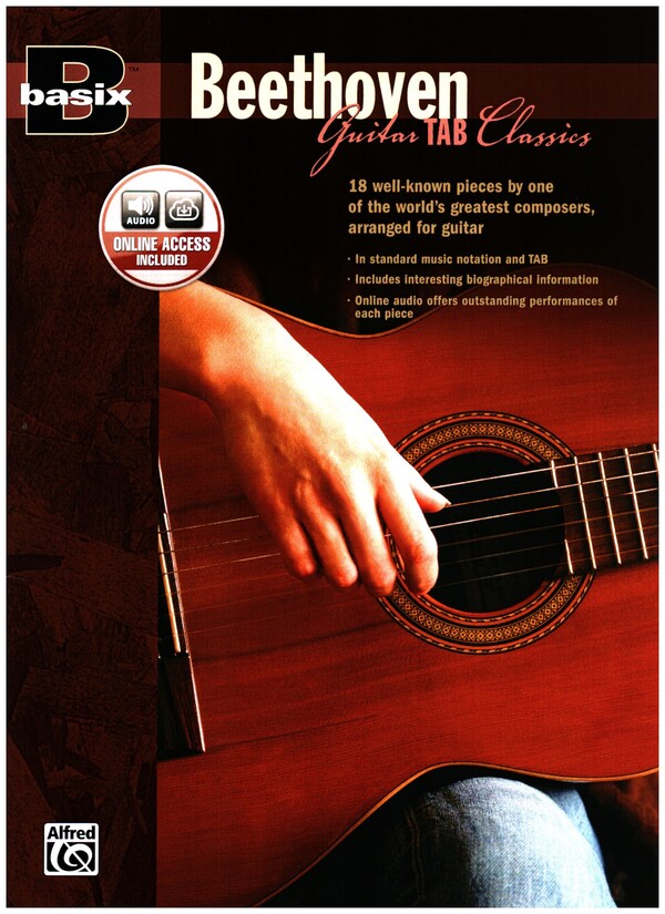 Basix Beethoven (+CD): Guitar tab classics