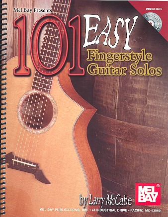 101 easy Fingerstyle Guitar Solos (+CD)