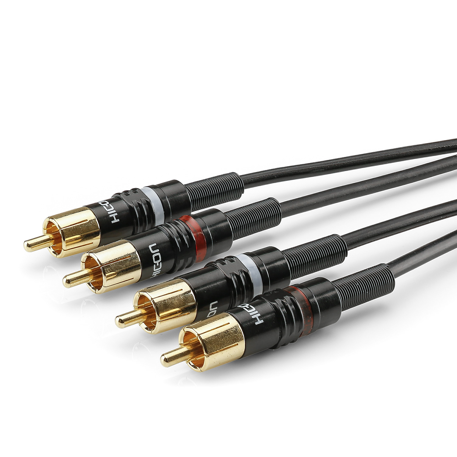 Sommer Cable Instrumentenkabel | 2 x Cinch / 2 x Cinch, HICON 0.9m