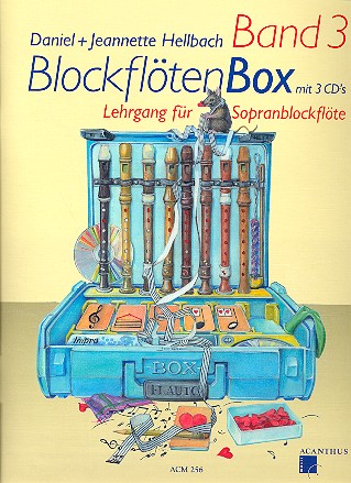 Blockflötenbox Band 3 (+3 CD's) für Sopranblockflöte