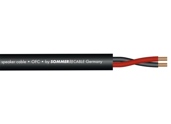 Sommer Cable MERIDIAN SP225 Lautsprecherk. per Meter schwarz