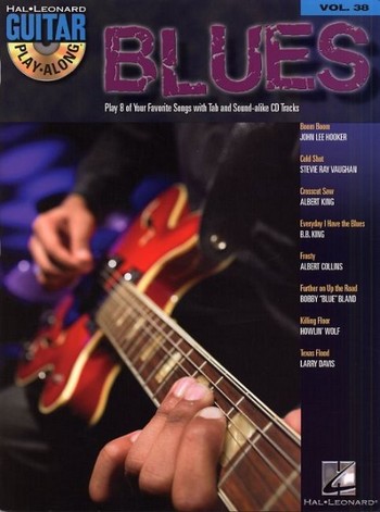 Blues (+CD) songbook voice/guitar/tab guitar playalong vol.38