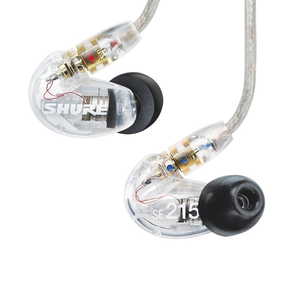 Shure SE215-CL-E Ohrhörer, Sound Isolating, Dynamic Micro Transparent