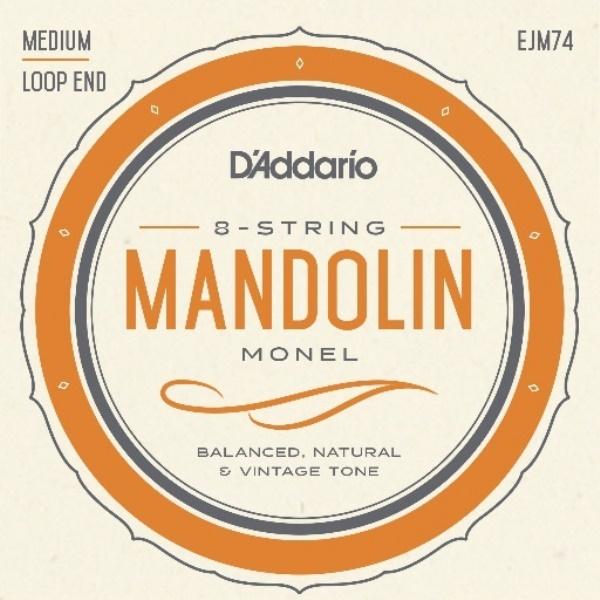 D'Addario EJM74 Mandolin MONEL 8-String .011-.040