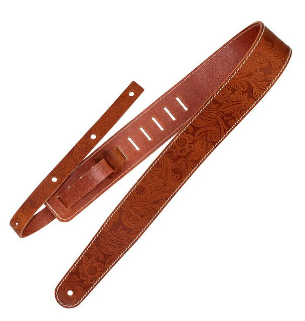 Richter Raw II Contour Western Rose Tan Guitar/Bass Strap 1491