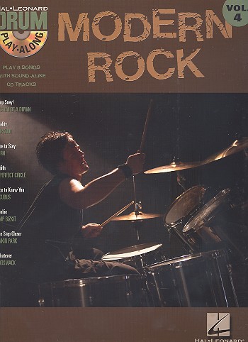 Modern Rock (+CD): Drum playalong vol.4