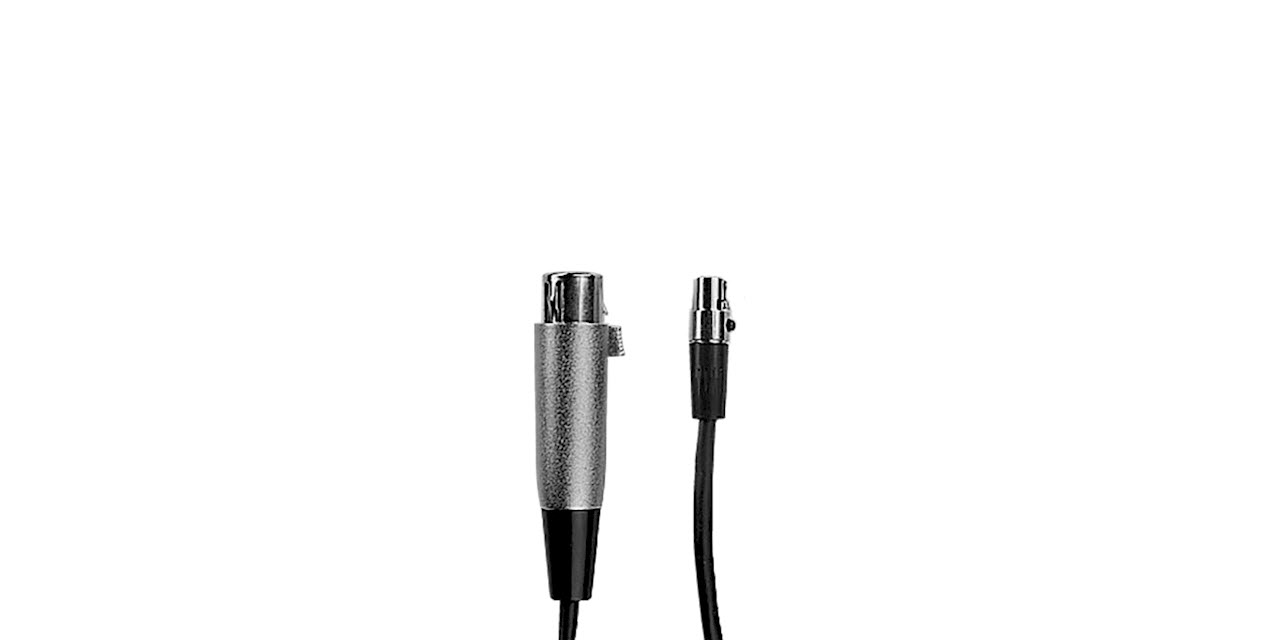 Shure Mikrofonkabel, TA4F auf XLR (f), 1,3m