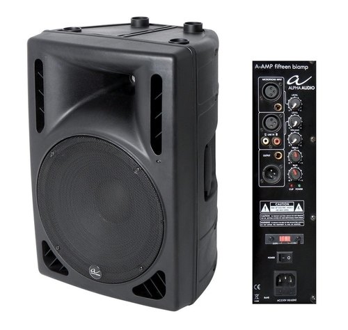 Alpha Audio Aktiv-Box A-Amp fifteen Biamp 15"