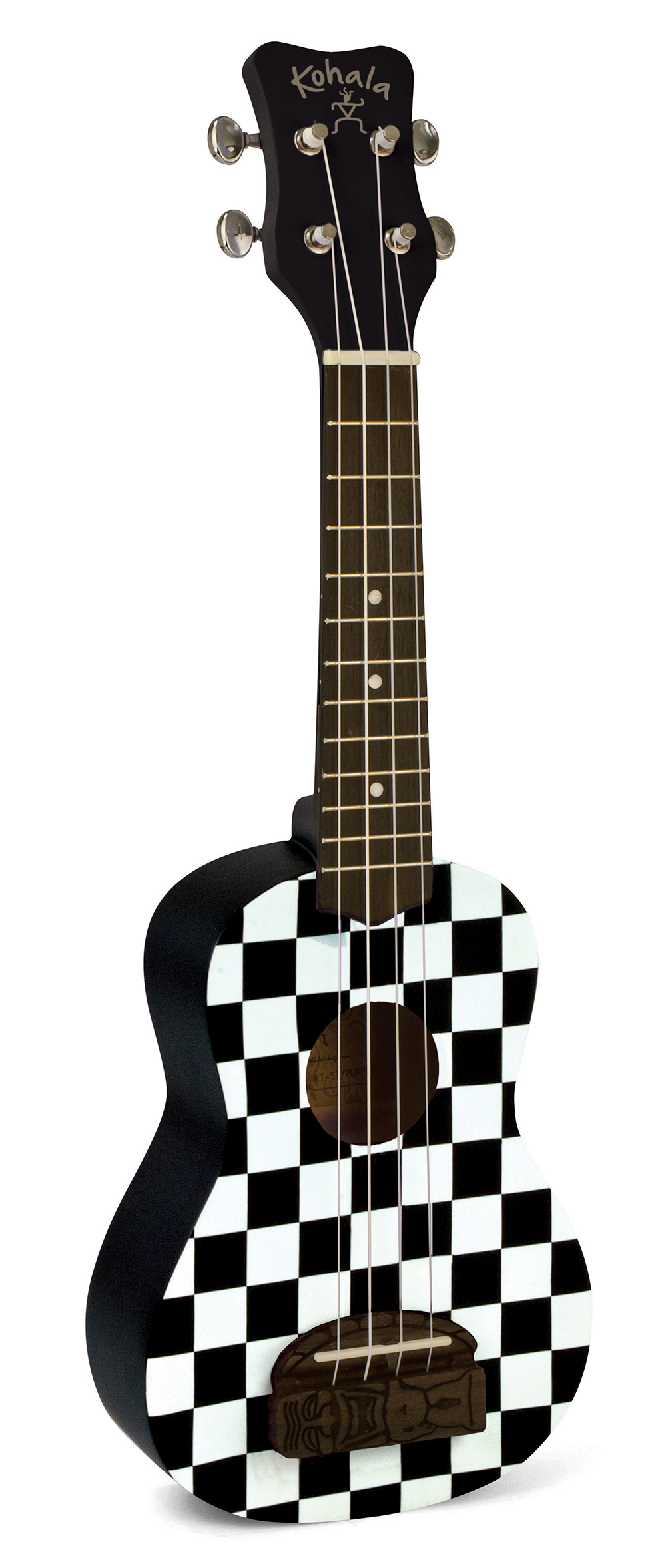 KOHALA Sopranukulele, Tiki Series, Schachbrettmuster