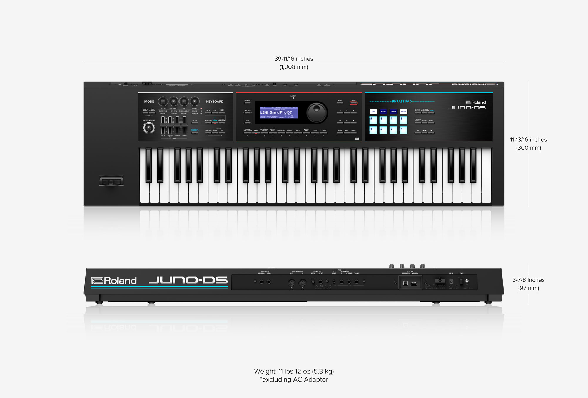 Roland Juno-DS61 61-key Iconic Performance Synthesizer