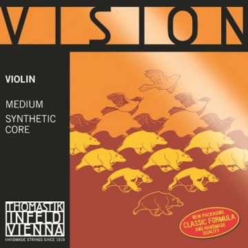 Thomastik-Infeld Saiten für 1/4 Violine Vision Synthetic Core Satz 1/4