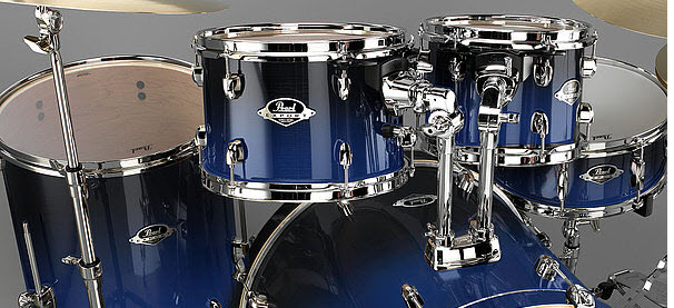 Pearl Export Drumset EXL705N/C257 Sea Blue Fade