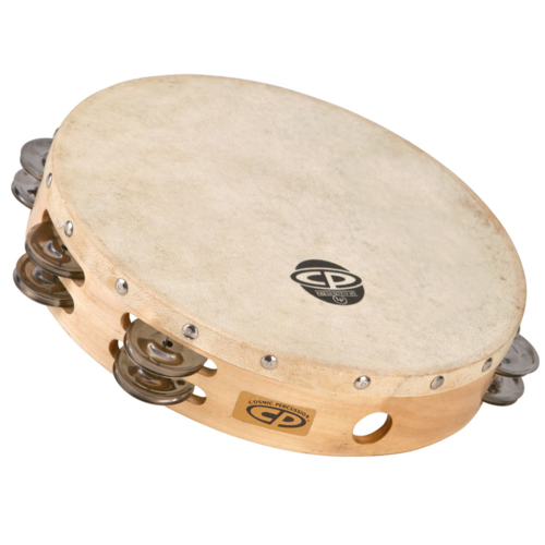 Latin Percussion Tambourin CP  Wood 10", doppelreihig