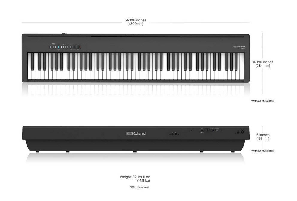 Roland FP-30X-BK Digital Piano black
