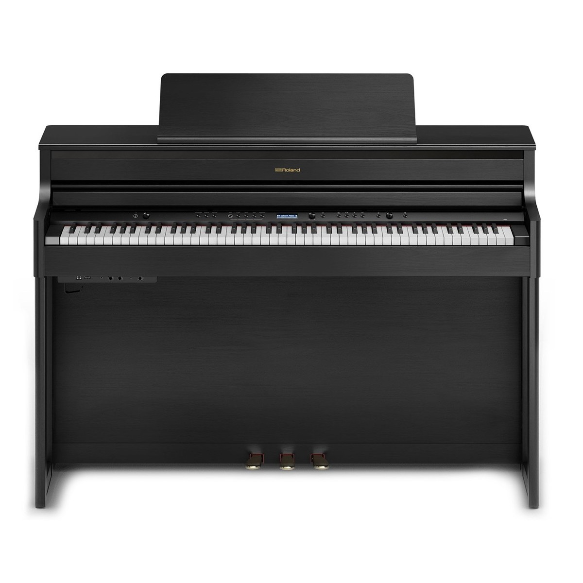 Roland HP704-CH Premium Class Piano, charcoal black (inkl. Piano Stand)